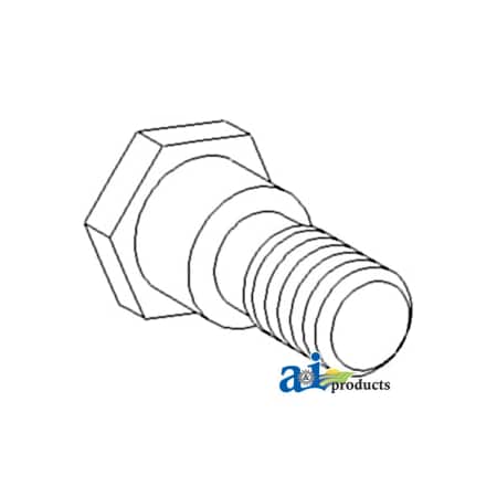 A & I Products Bolt, Shoulder, Hood 3" x5" x1" A-373483R2